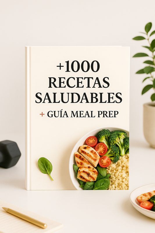 1000 Recetas Saludables + Guía Meal Preap